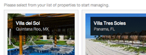 Manage multiple properties